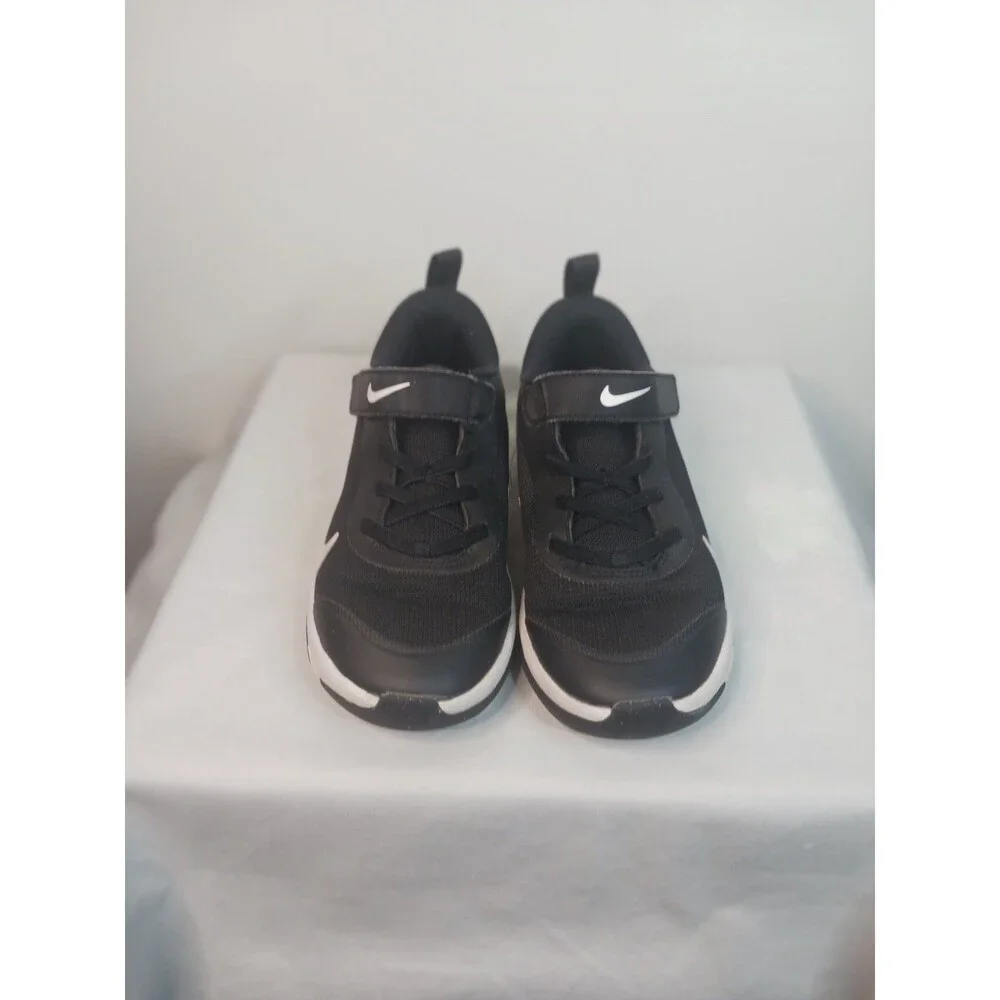Nike Shoes Unisex Kids Size 1.5Y Black White Mesh Low Top Sneakers DM9026-002